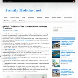 60 Wall Christmas Tree - Tree Alternatives