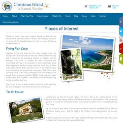 Christmas Island Tourism Association - Places of Interest