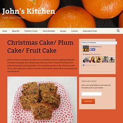 Christmas Cake/ Plum Cake/ Fruit Cake