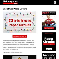 Christmas Light-up Cards w/ Paper Circuits