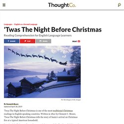Twas The Night Before Christmas Reading Comprehension