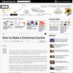 How to Make a Christmas Cracker