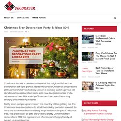 Christmas Tree Decorations, Party & Ideas 2019
