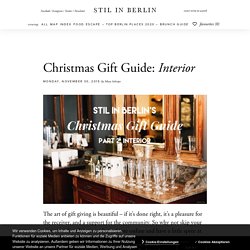 Christmas Gift Guide: Interior