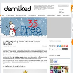 35 High Quality Free Christmas Vector Graphics