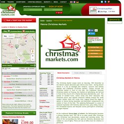 Vienna Christmas Market - Information & Reviews about Vienna Christmas Markets