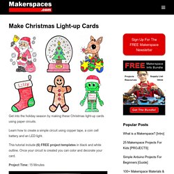 Make Christmas Light Up Cards - 6 FREE Templates