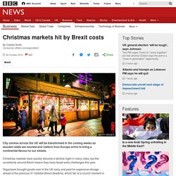 Christmas markets hit by Brexit costs