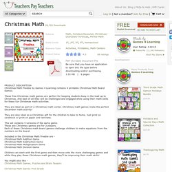 Christmas Math by Games 4 Learning