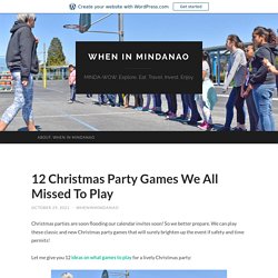 12 Christmas Party Games We All Missed To Play