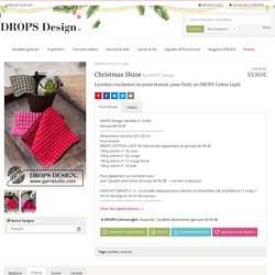 Christmas Shine / DROPS Extra 0-1396 - Modèles crochet gratuits de DROPS Design