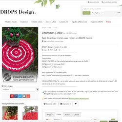 Christmas Circle / DROPS Extra 0-1408 - Modèles crochet gratuits de DROPS Design