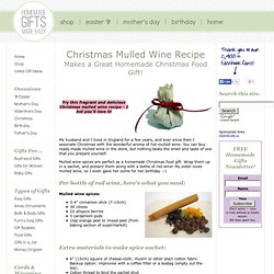 Christmas Mulled Wine Recipe - Make Spice Sachets as Gifts