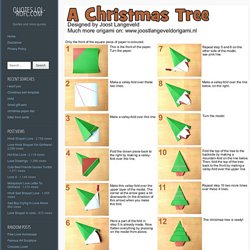 Christmas Origami Instructions