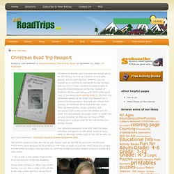 Christmas Road Trip Passport