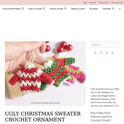 Free Ugly Christmas Sweater Crochet Ornament
