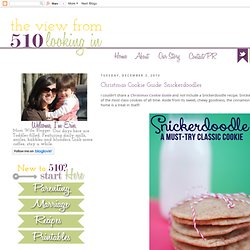 The View From 510: Christmas Cookie Guide: Snickerdoodles