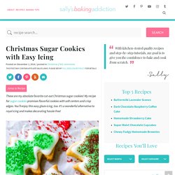 Christmas Sugar Cookies with Easy Icing