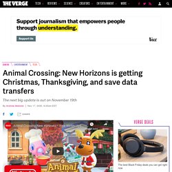 Animal Crossing: New Horizons is getting Christmas, Thanksgiving, and save data transfers