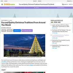 Fun and Quirky Christmas Traditions From Around The World Kids News Article