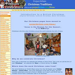 Christmas Traditions in England, Scotland and Wales (A British Christmas)