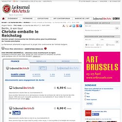 Christo emballe le Reichstag - Le Journal des Arts - n° 2 - Avril 1994