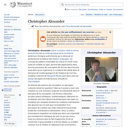 Christopher Alexander