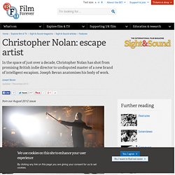 Christopher Nolan: escape artist
