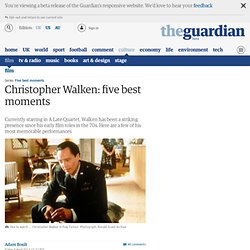 Christopher Walken: five best moments
