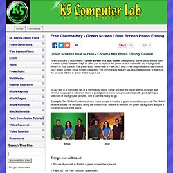 Free Chroma-Key Green Screen Photo Editing - EASY