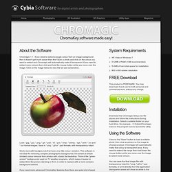Cybia : Chromagic - ChromaKey software made easy