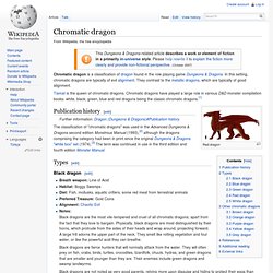 Chromatic dragon (Dungeons & Dragons)