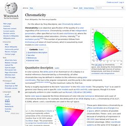 Chromaticity