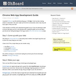 Chrome Web App Development Guide
