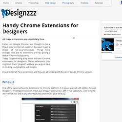 Handy Chrome Extensions for Designers