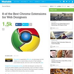 8 of the Best Chrome Extensions for Web Designers