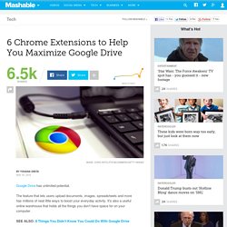 6 Chrome Extensions to Help You Maximize Google Drive
