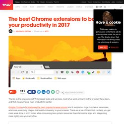 The best Chrome extensions to boost your productivity in 2017