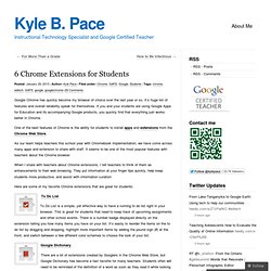 6 Chrome Extensions for Students
