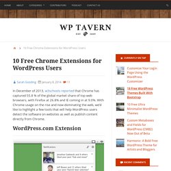 10 Free Chrome Extensions for WordPress Users