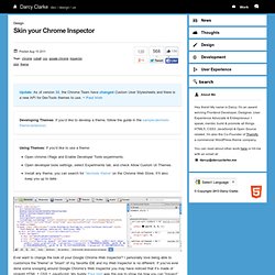 Skin your Chrome Inspector