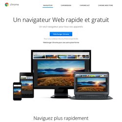 Google Chrome - Navigateur internet