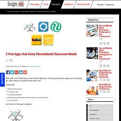 5 Free Apps that Every Chromebook Classroom Needs - Insight ON - Insight ON