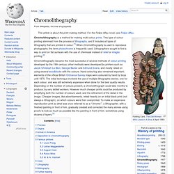 Chromolithography