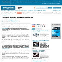 Chromosome that causes Down's silenced for first time - health - 17 July 2013