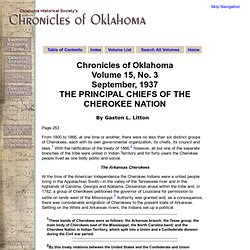 Chronicles of Oklahoma