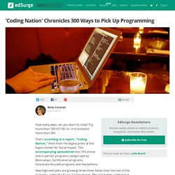 'Coding Nation' Chronicles 300 Ways to Pick Up Programming