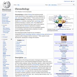 Chronobiology