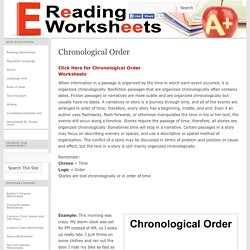 Chronological order literature review