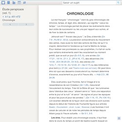 Chronologie — BIBLIOTHÈQUE EN LIGNE Watchtower